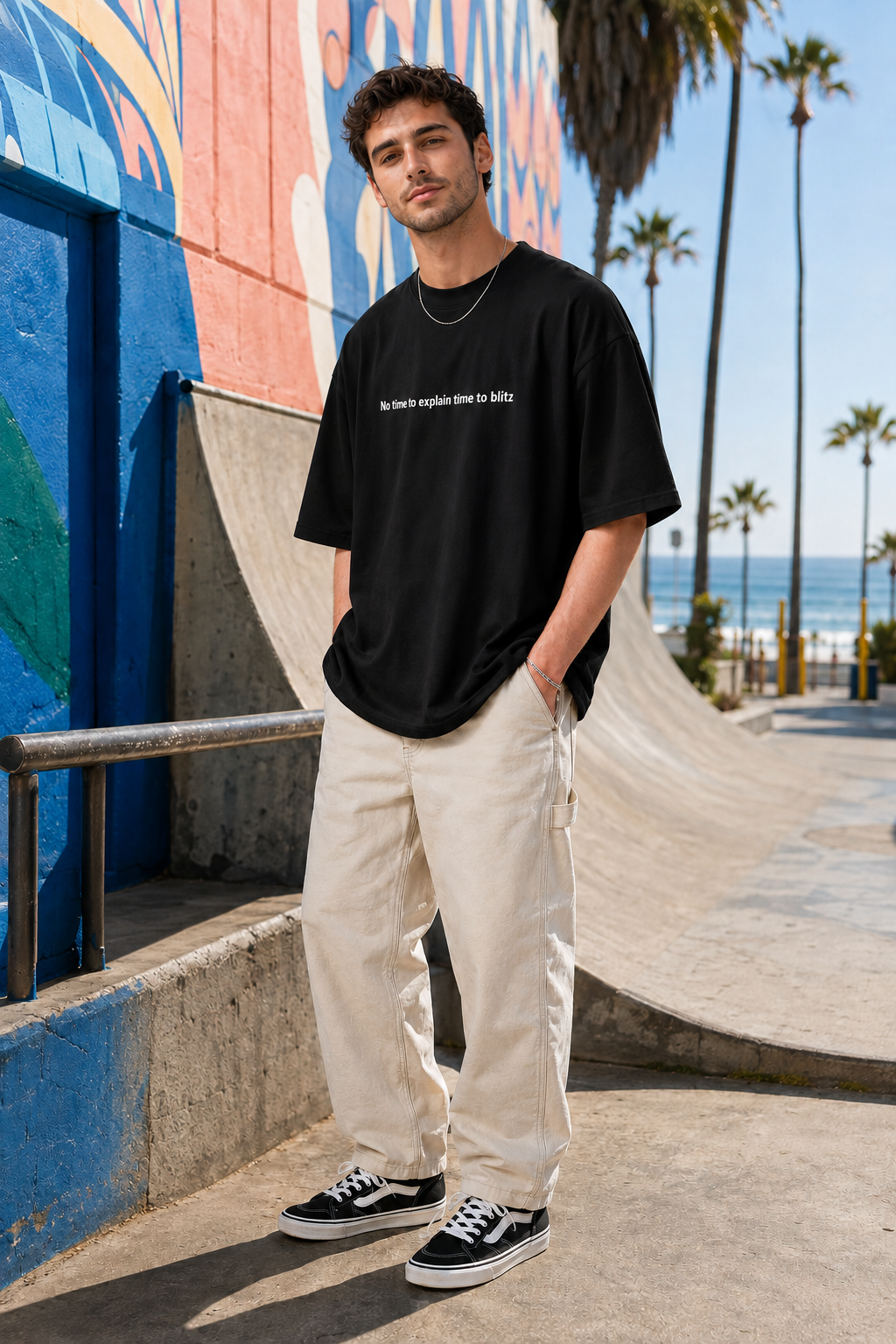 TIME TO BLITZ — Oversized T-Shirt