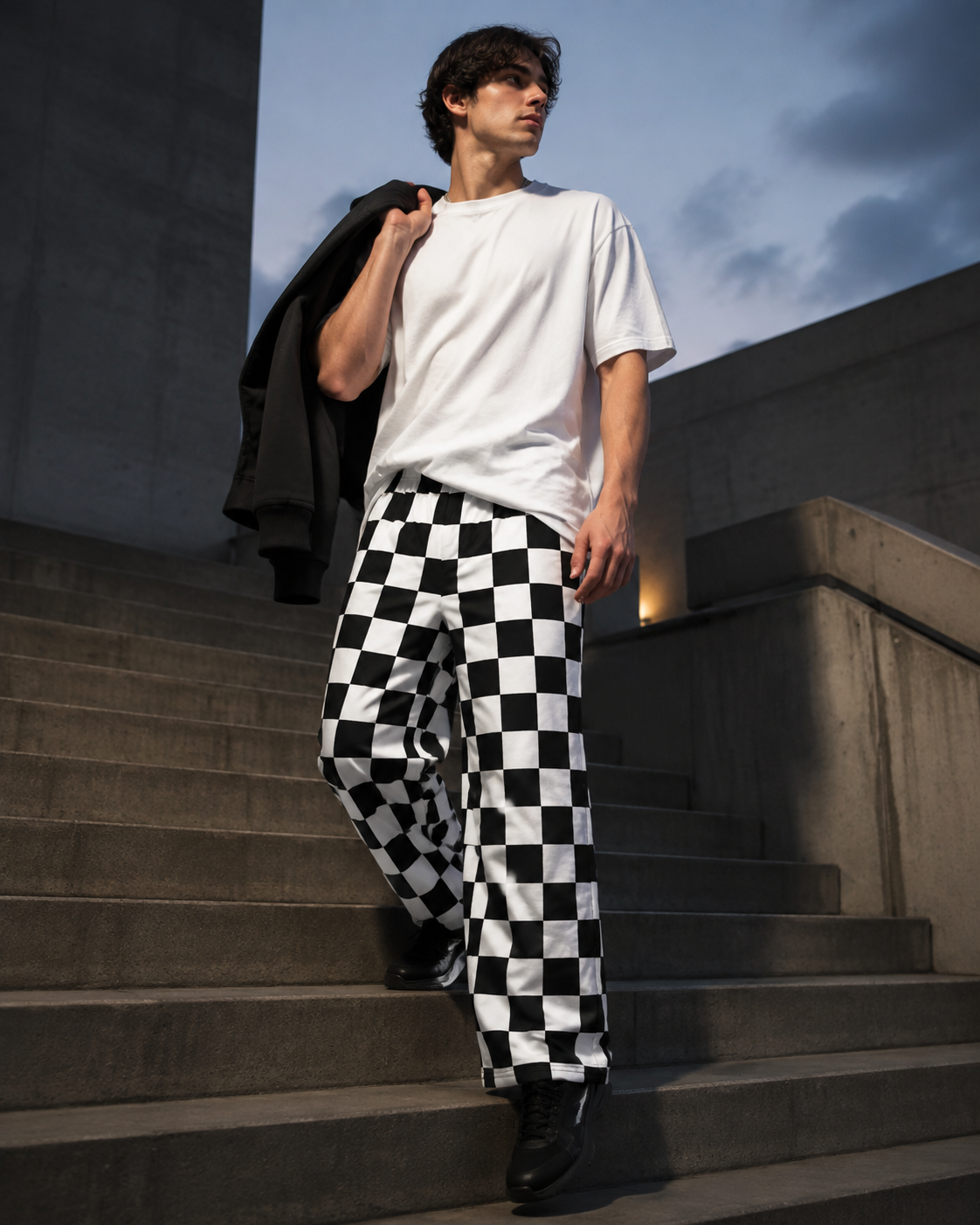 AFFICHE TON STYLE — Pantalon à carreaux